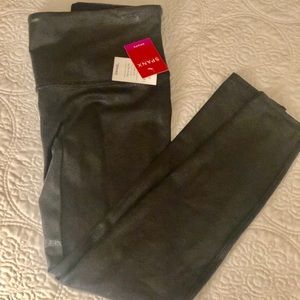 SPANX Faux Leather Leggings XL